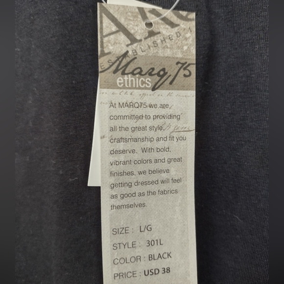 Marq75 slim fit long sleeved polo - Picture 5 of 6